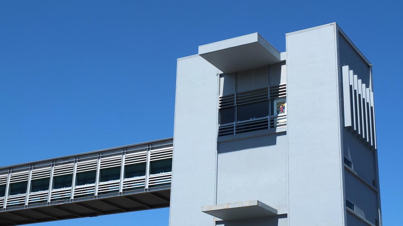 building blue sky architecture free photo