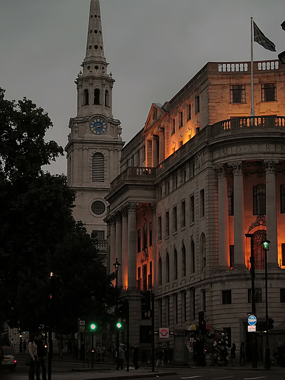 building church evening free photo