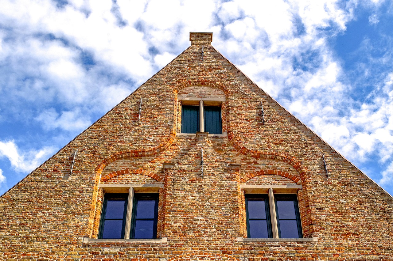 building facade brick free photo