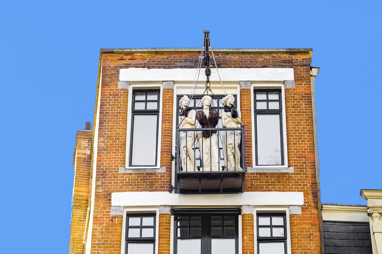 building brick balcony free photo