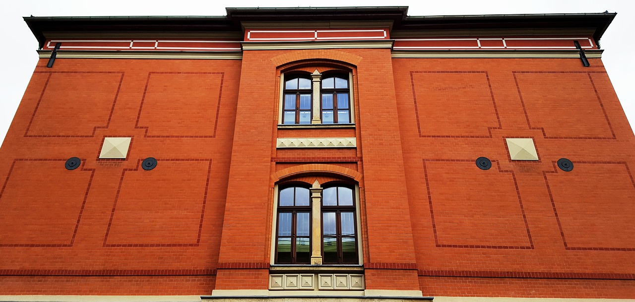 building brick construction red brown free photo