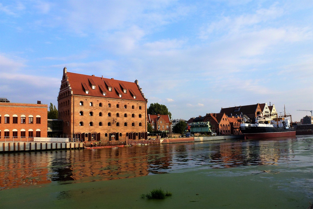 building poland gdansk free photo