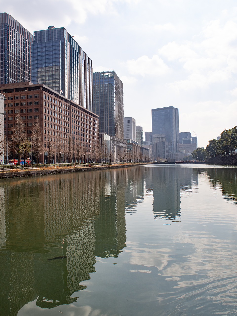 building  river  reflection free photo