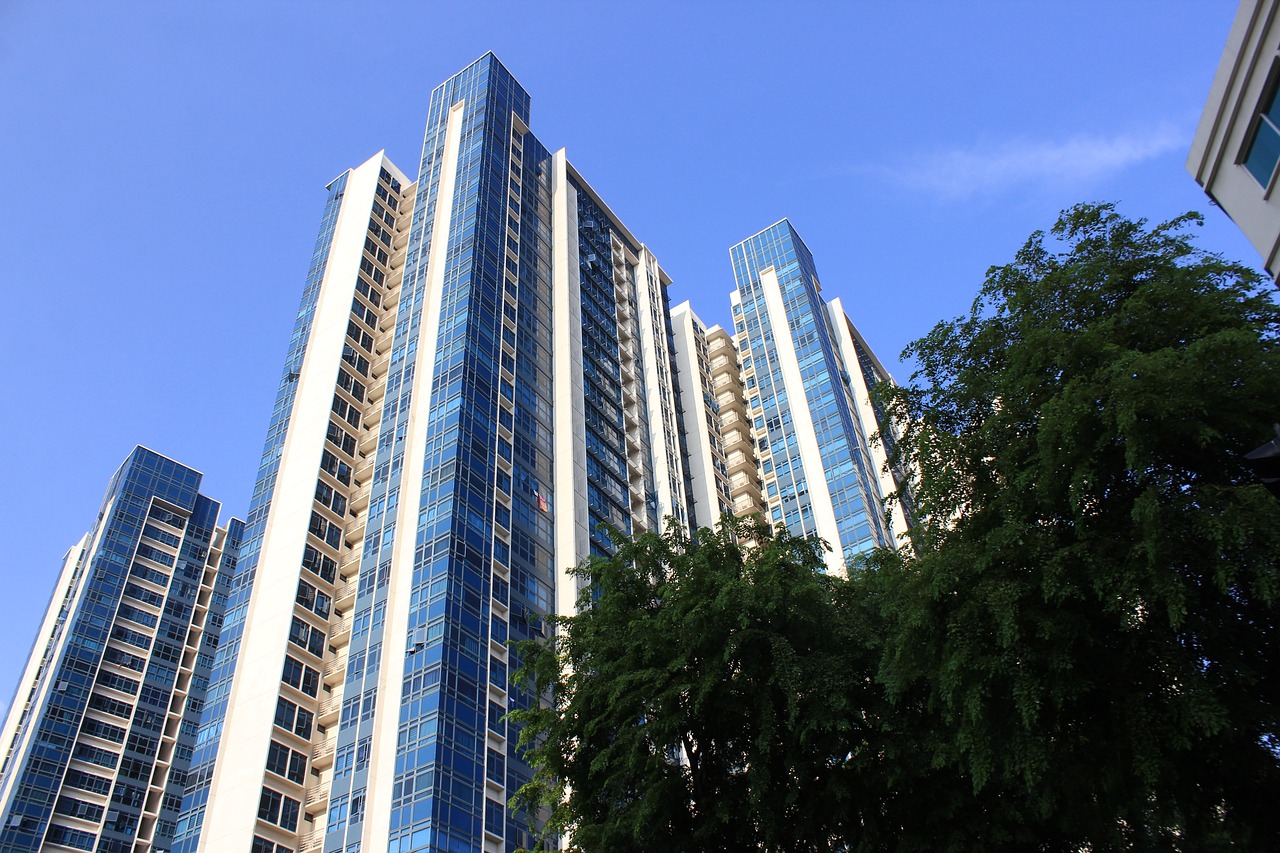 building  blue sky  architecture free photo