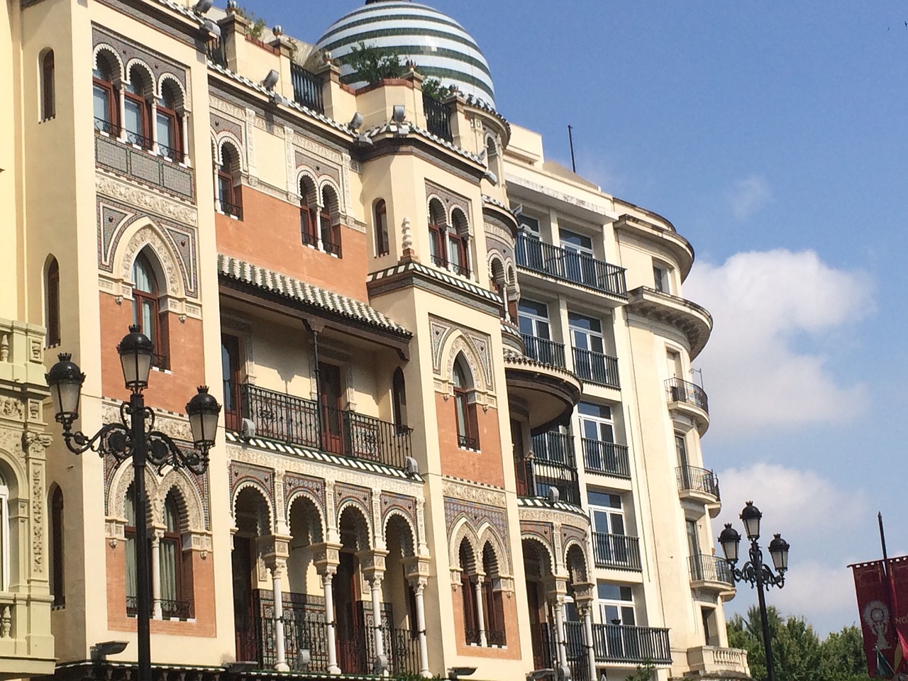 building seville spain free photo