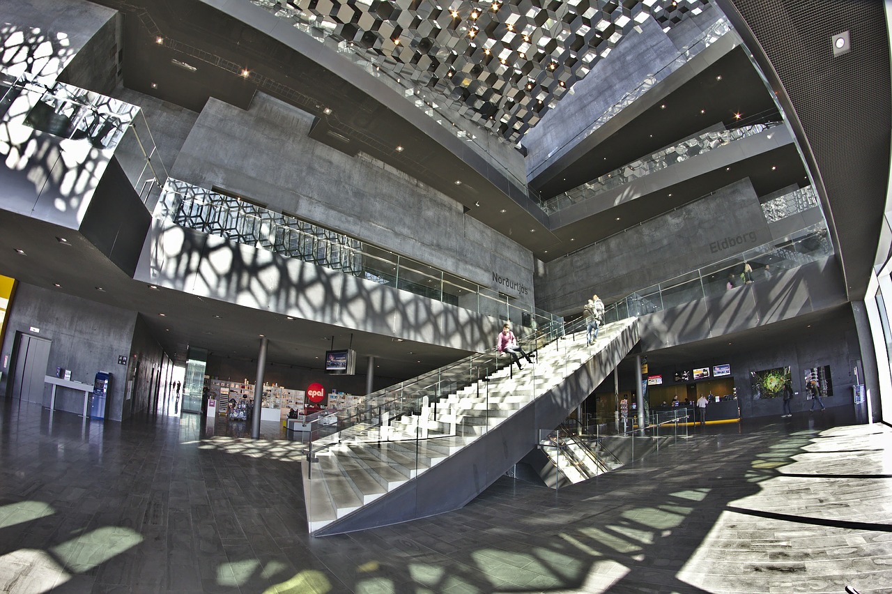 building stairs indoor free photo