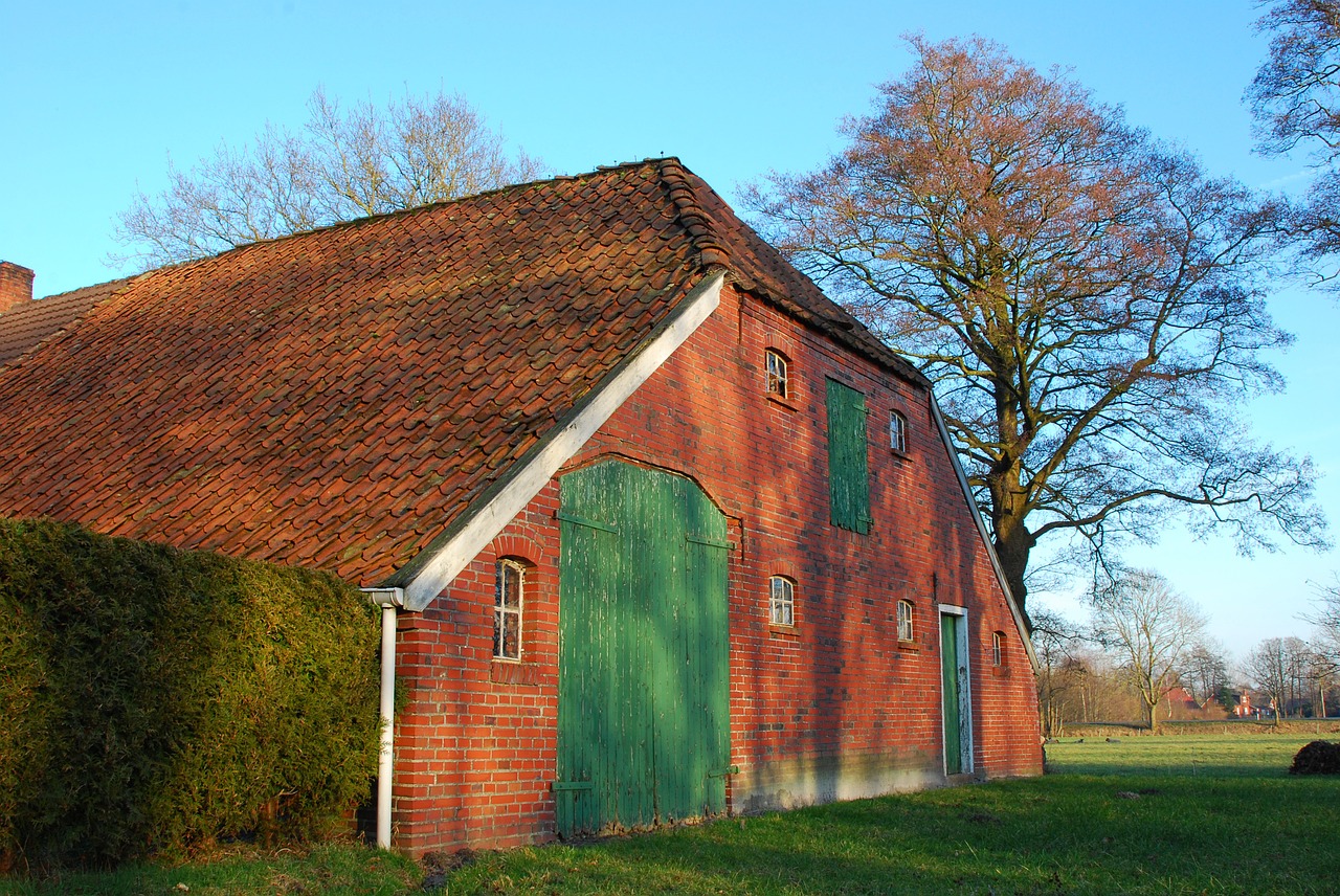 building feenhaus east frisia free photo