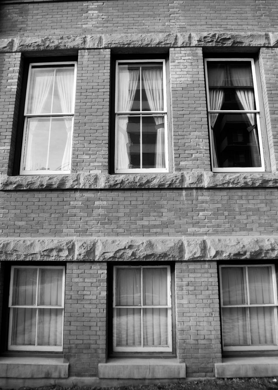 building bricks windows free photo