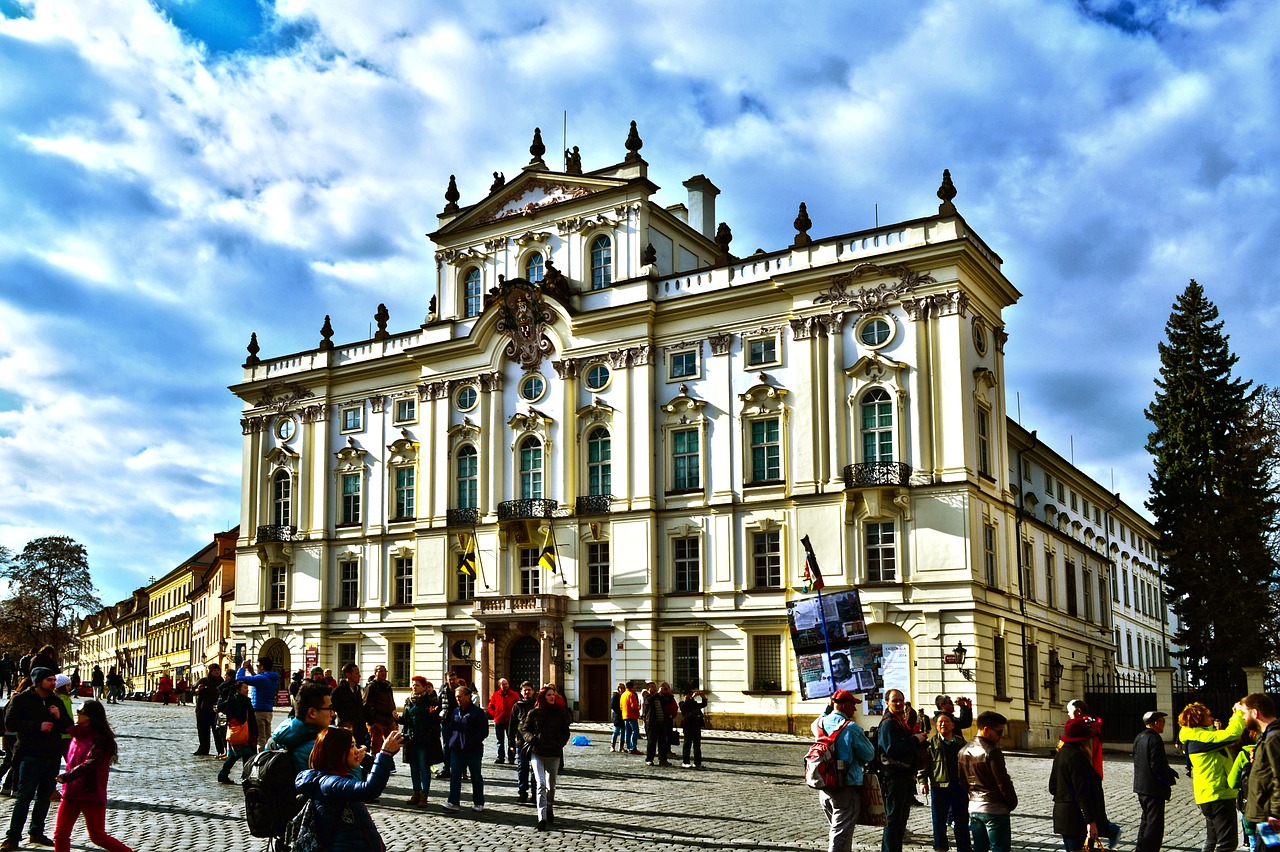 building prague architecture free photo