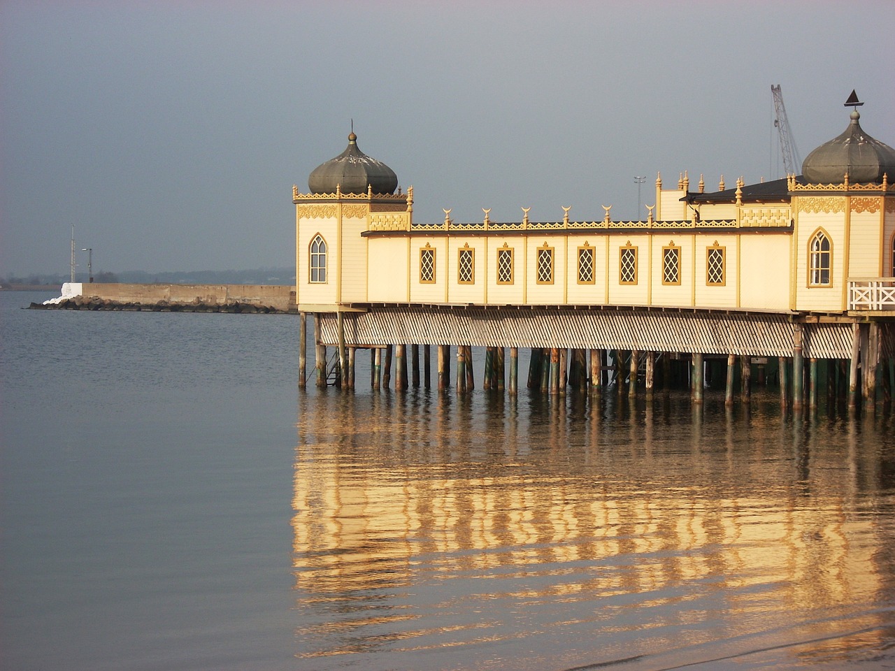 building yellow architecture free photo