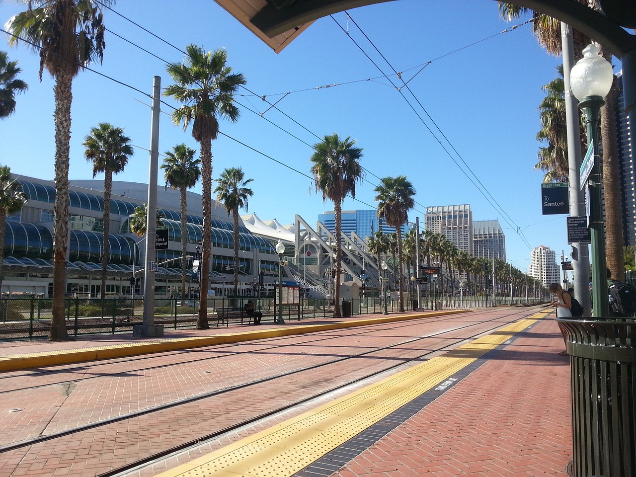 building train train station free photo