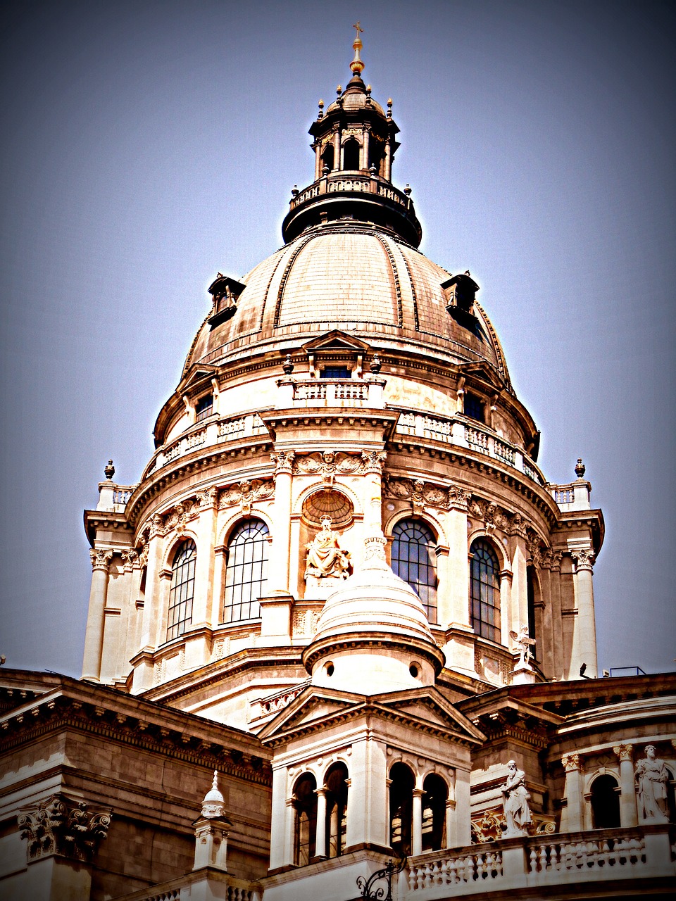 building budapest basilica free photo