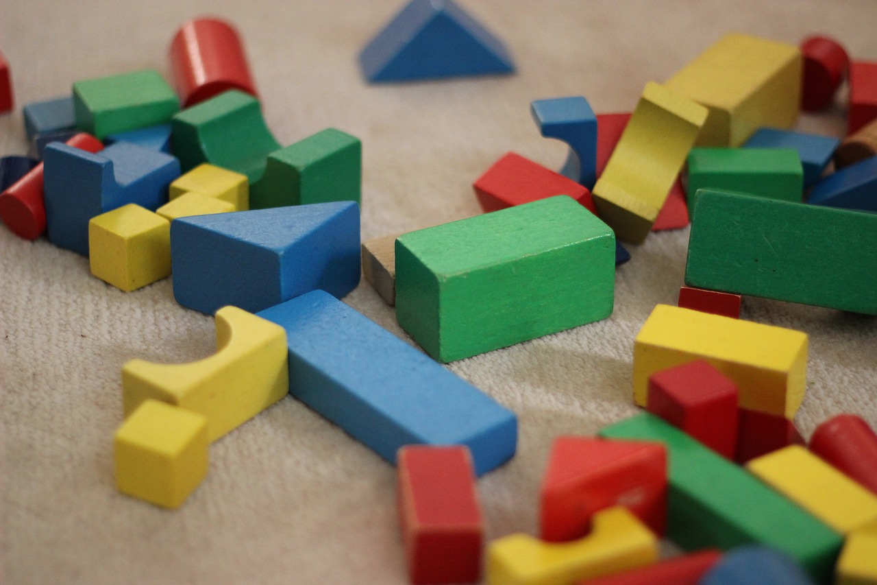 building blocks stones colorful free photo