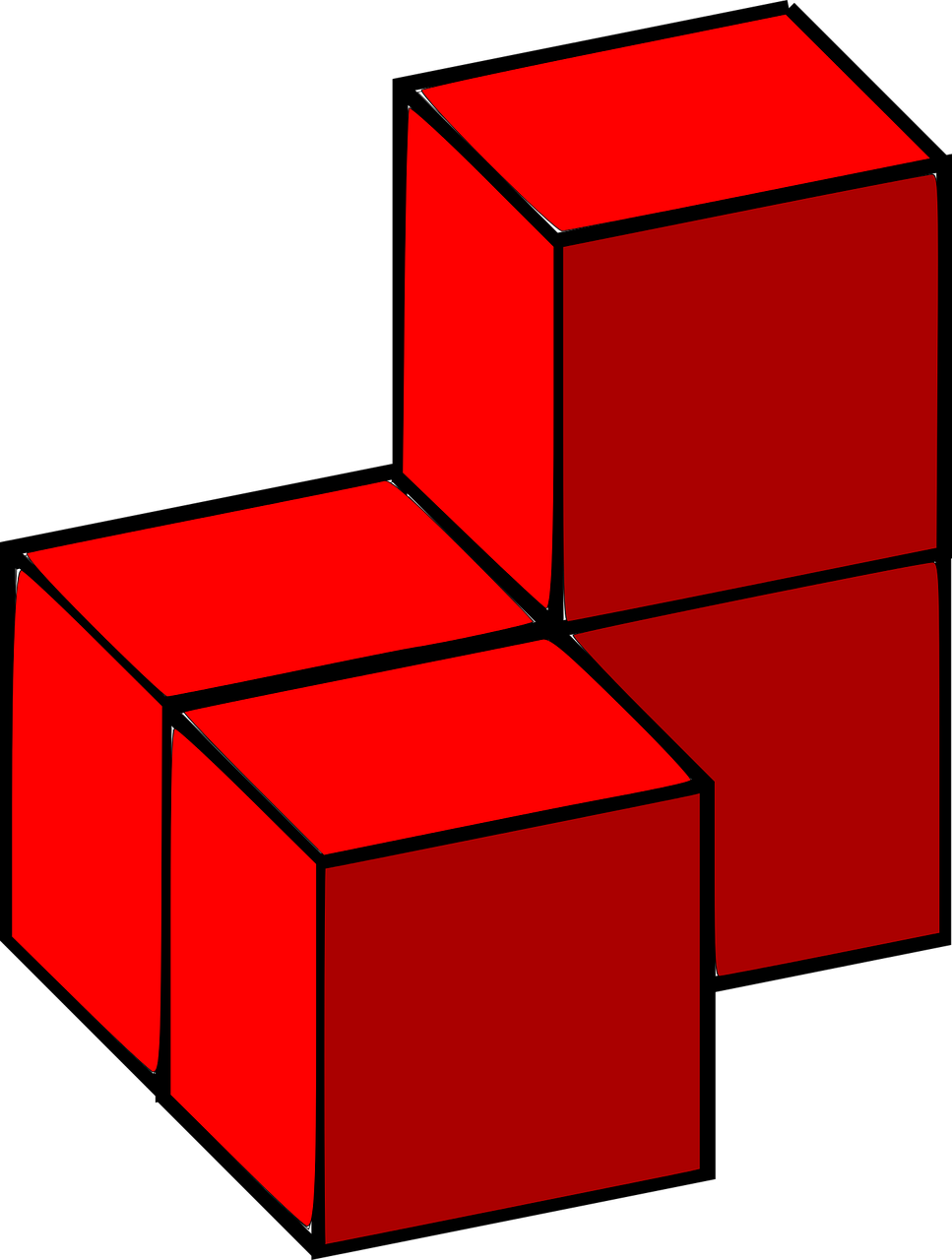 building blocks tetris 3d free photo