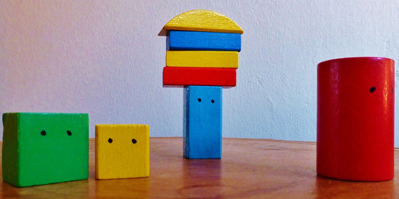 building blocks colorful tower free photo