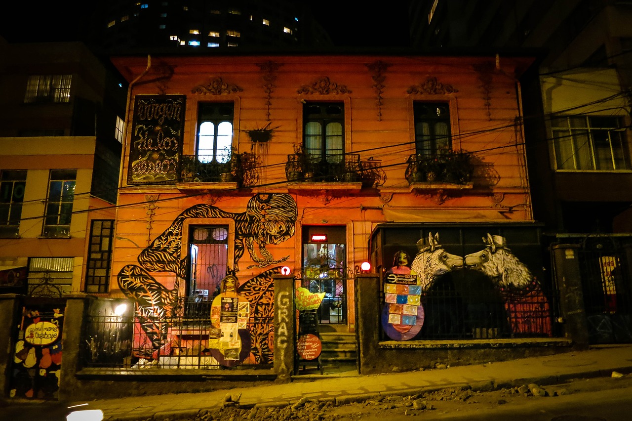 building in la paz bolivia graffiti free photo