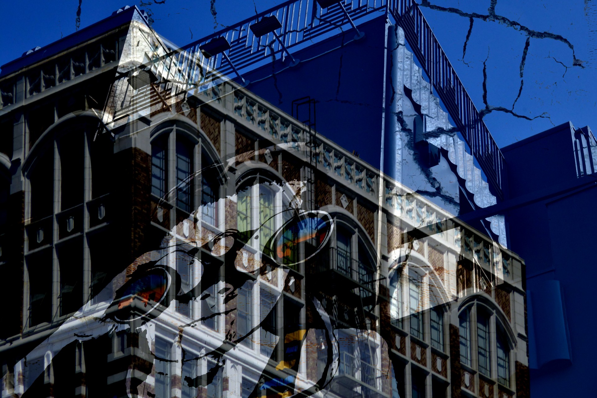 buildings abstract montage free photo