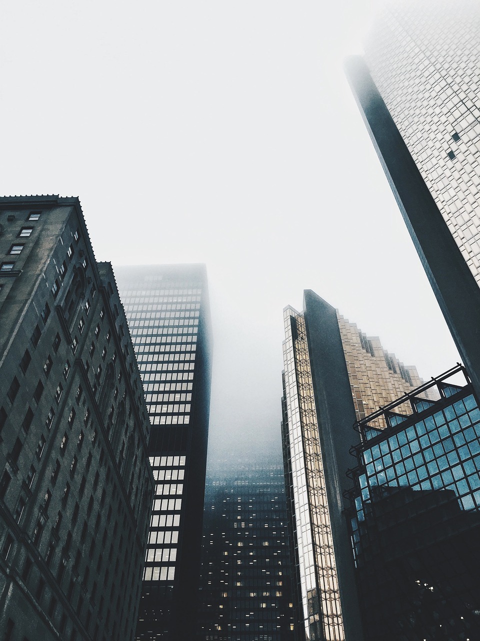 buildings skyscrapers sky free photo