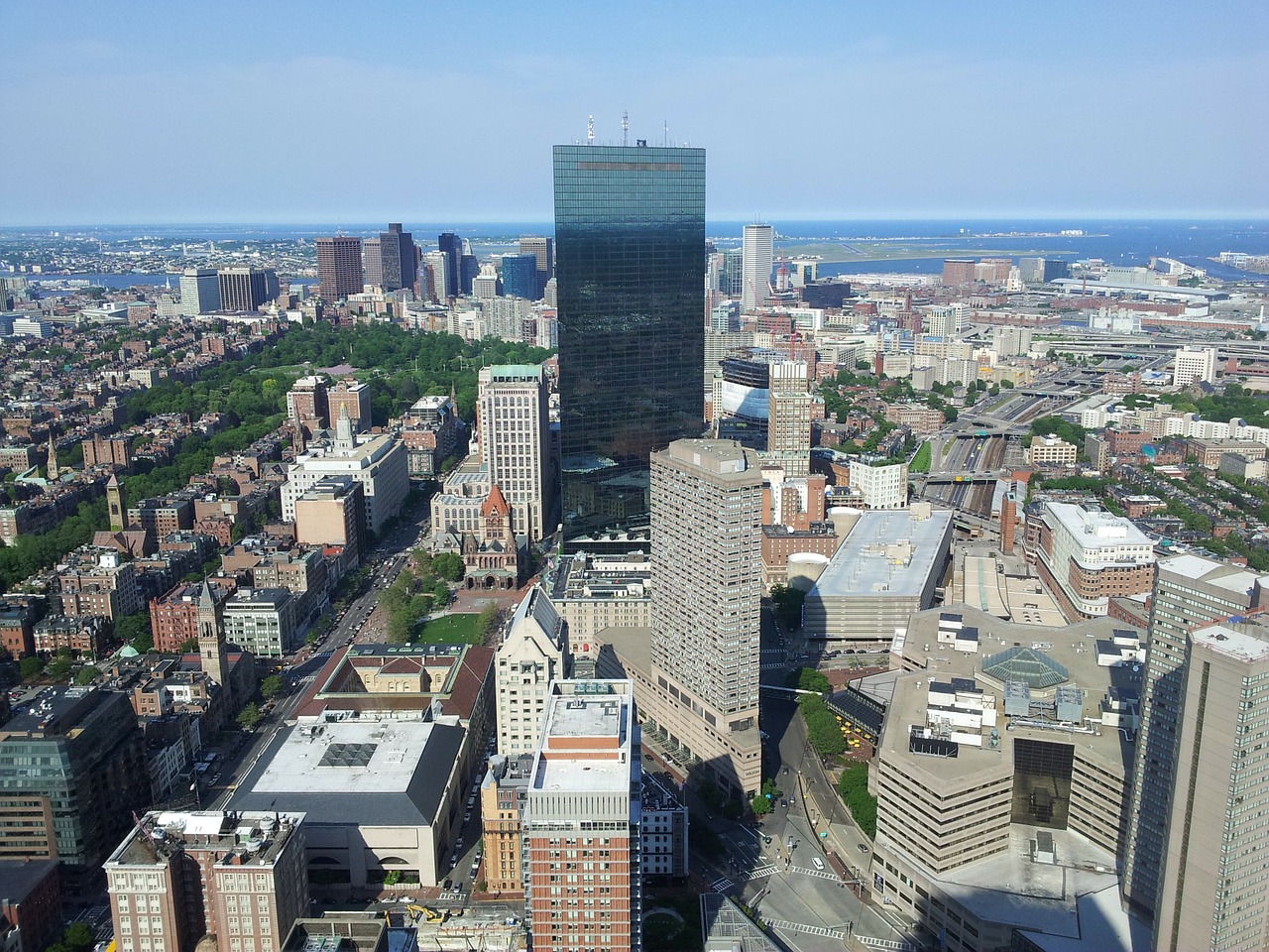 buildings boston downtown free photo