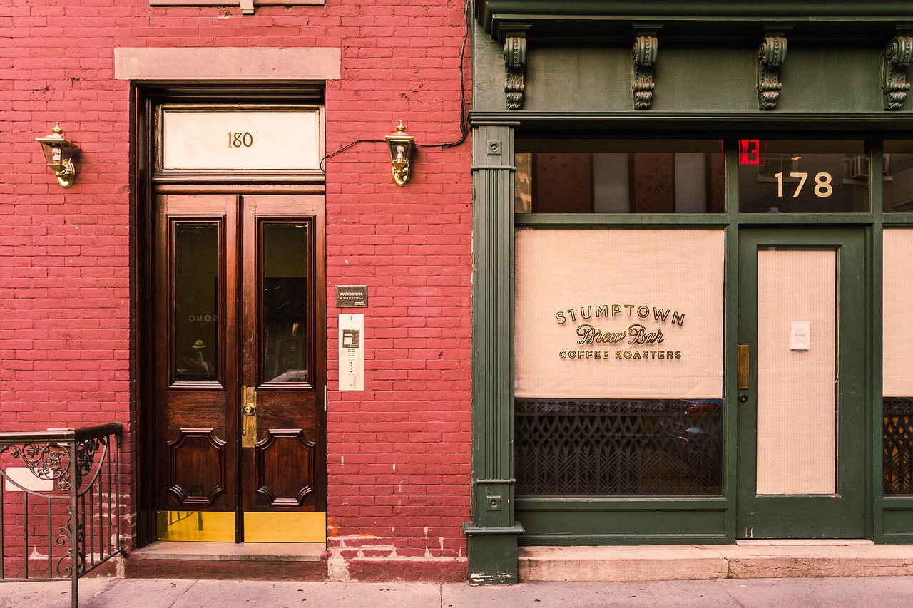 buildings city coffee shop free photo