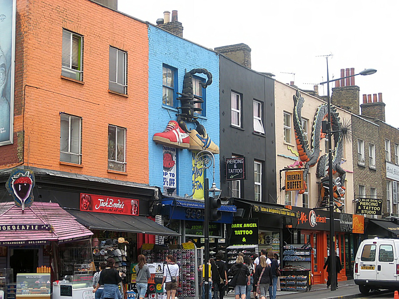 buildings facade decorated free photo