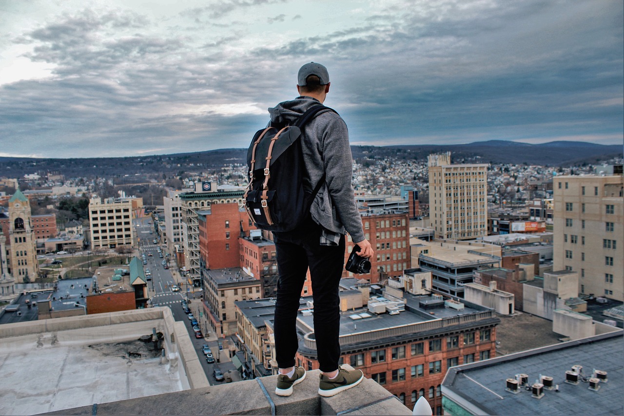 buildings city rooftop free photo