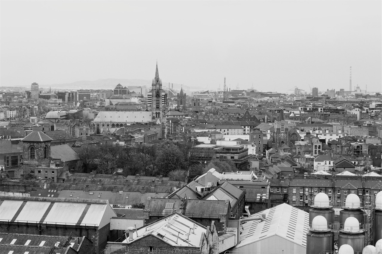 buildings aerial view free photo