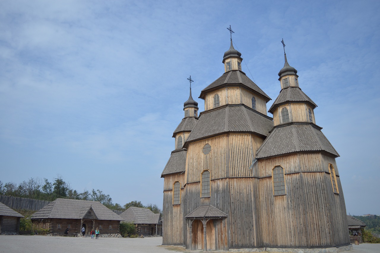wooden church historical and cultural complex free photo