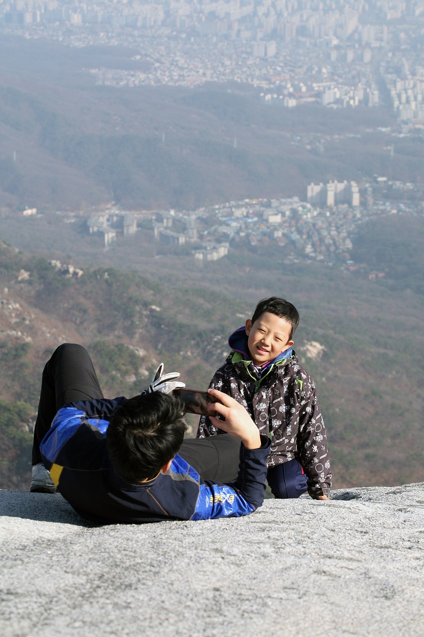 bukhansan mountain white new seoul free photo