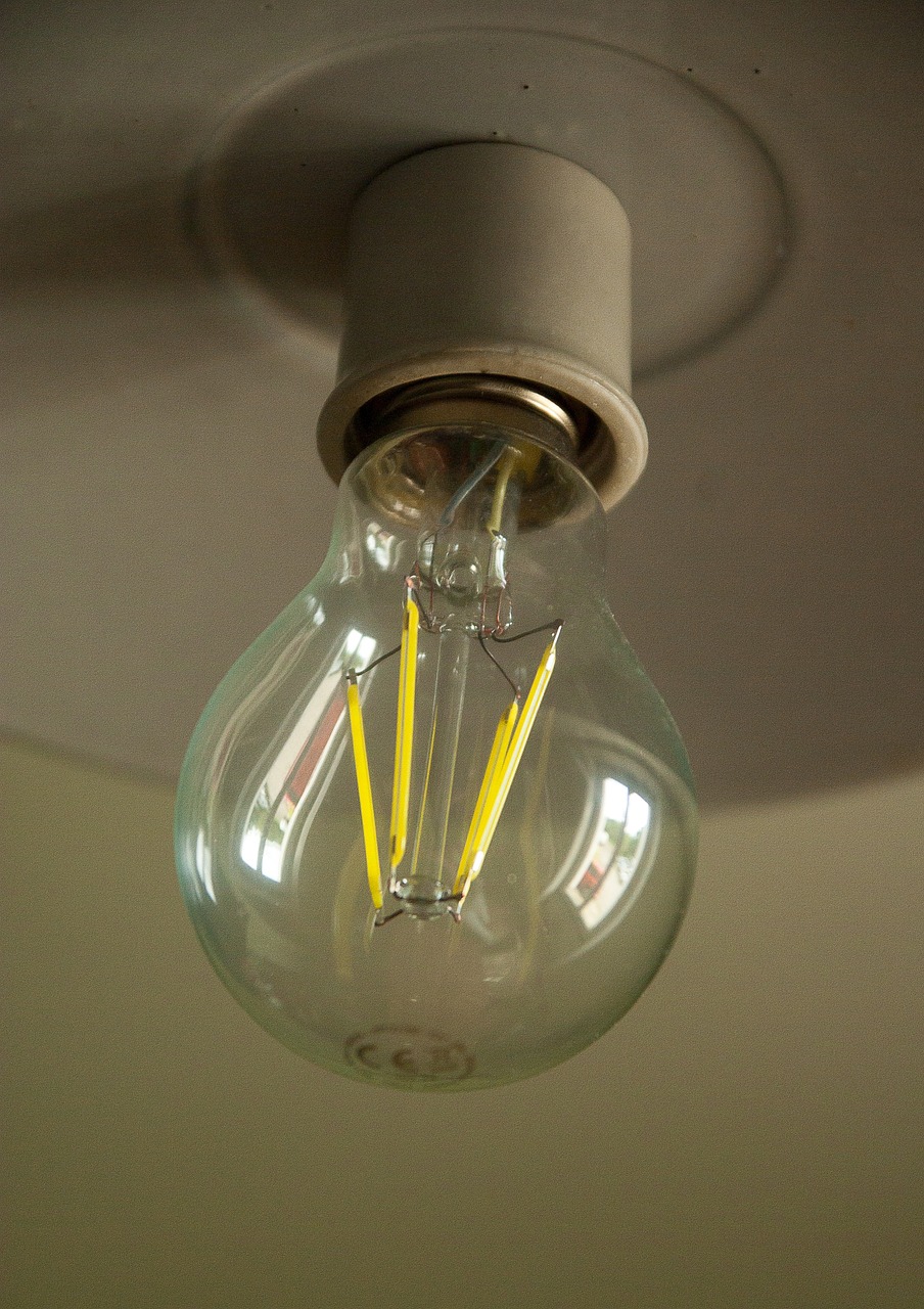 bulb electricity lighting free photo