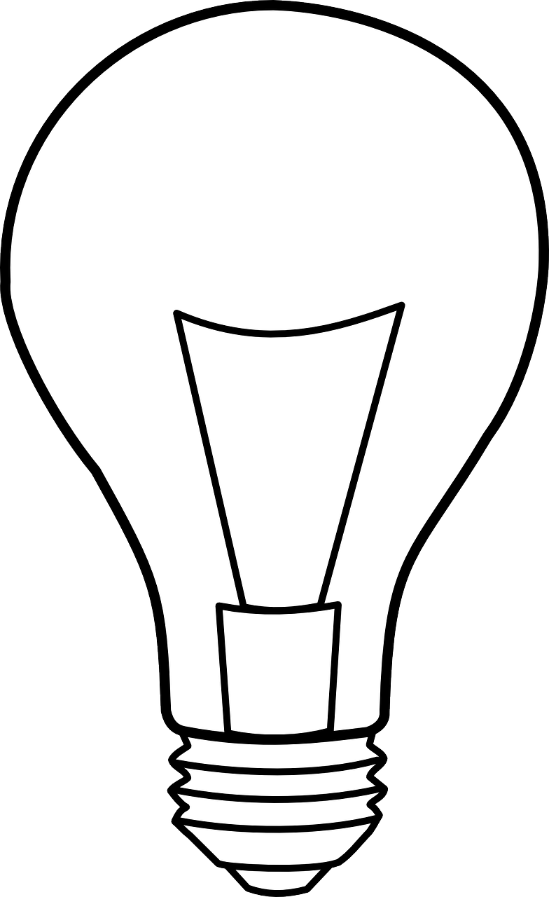 bulb idea light free photo