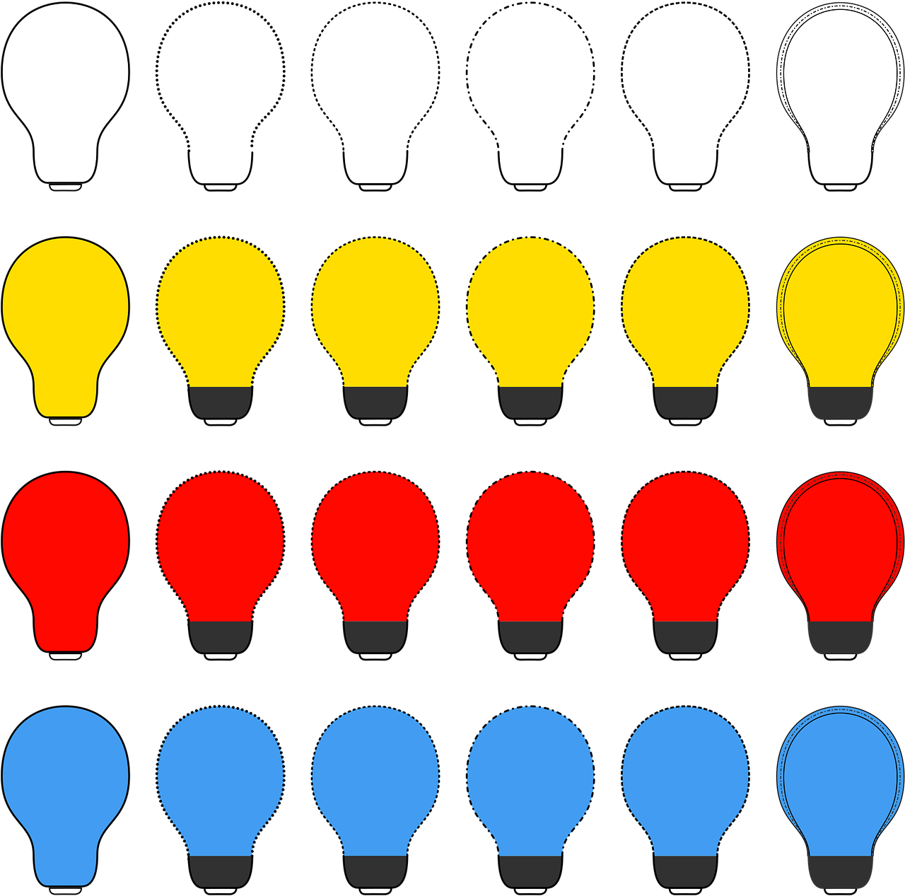 bulb  lighting  Free vector graphics free photo