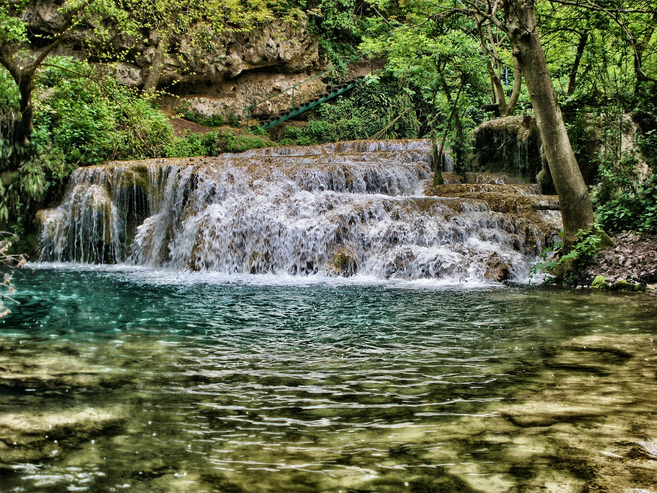 bulgaria krushuna waterfall cascade free photo