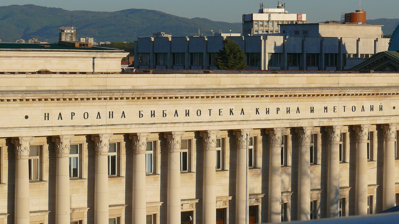 bulgaria sofia the national library free photo