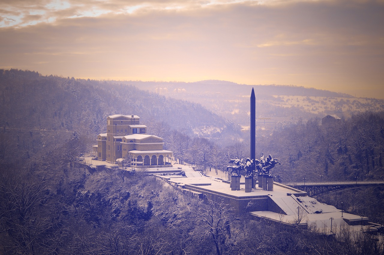 bulgaria winter monument free photo