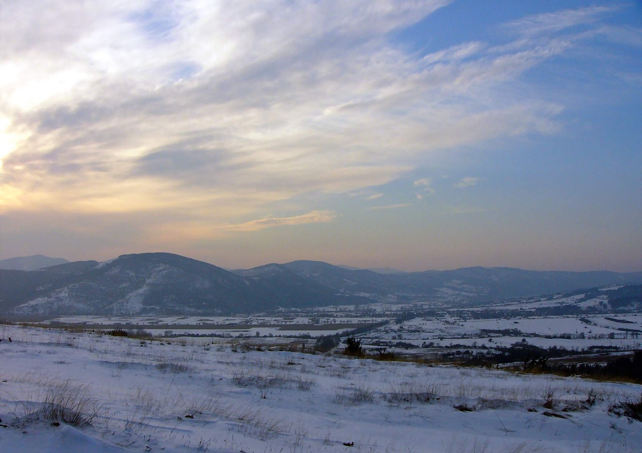 bulgaria winter the average mountain free photo