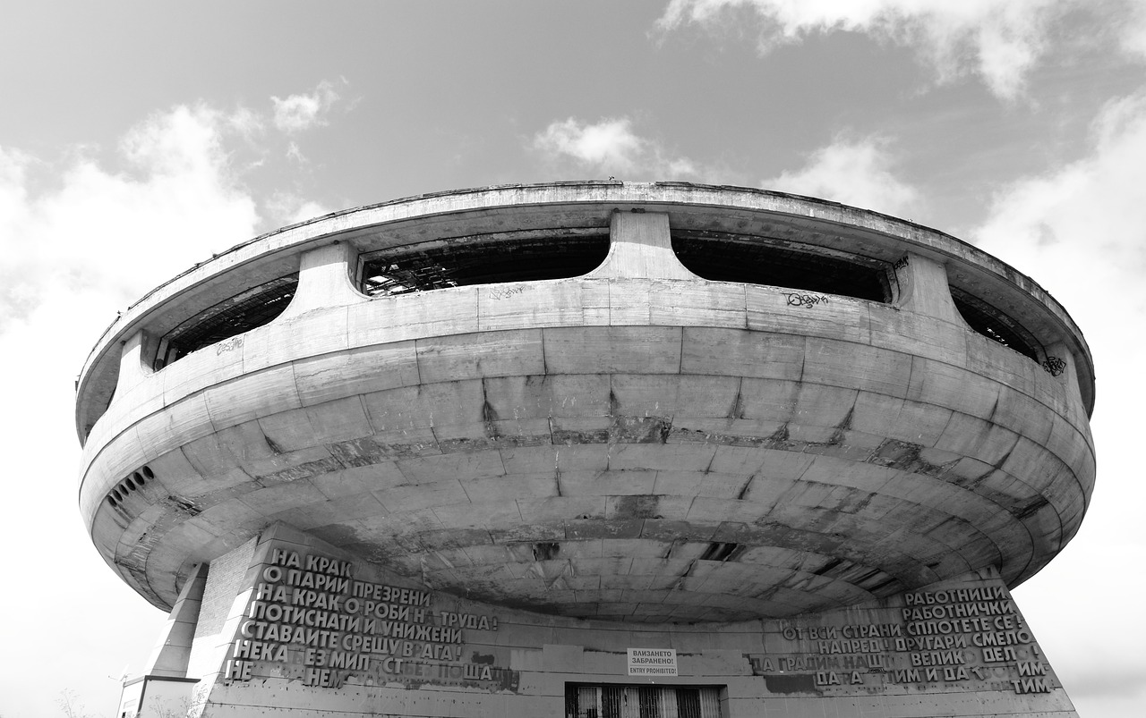 bulgaria  buzludzha  communist free photo