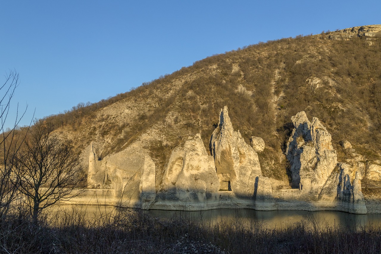 bulgaria  rocks  sunset free photo