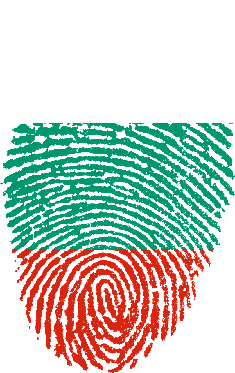 bulgaria flag fingerprint free photo