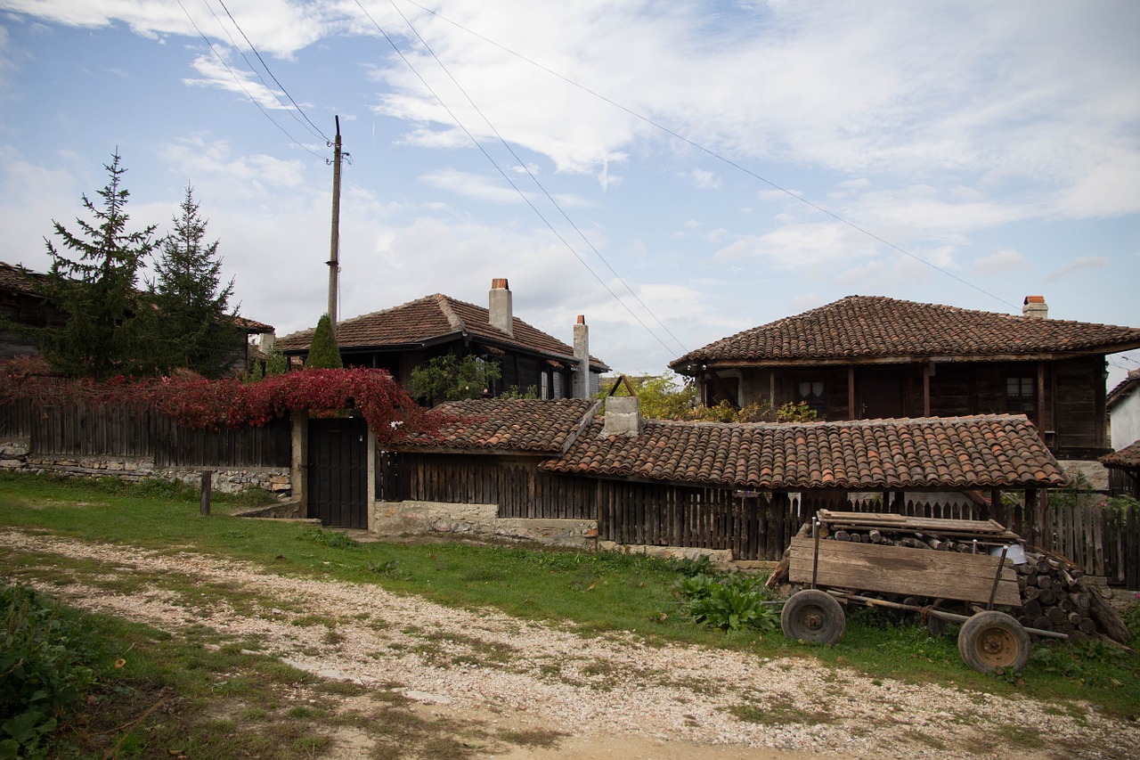 bulgaria village cart free photo