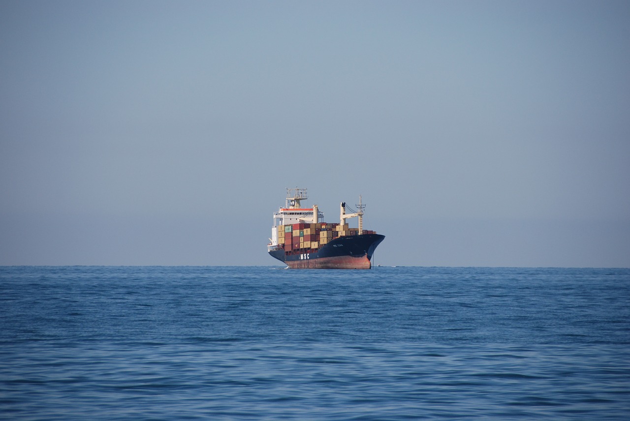 bulk carriers sea goods free photo