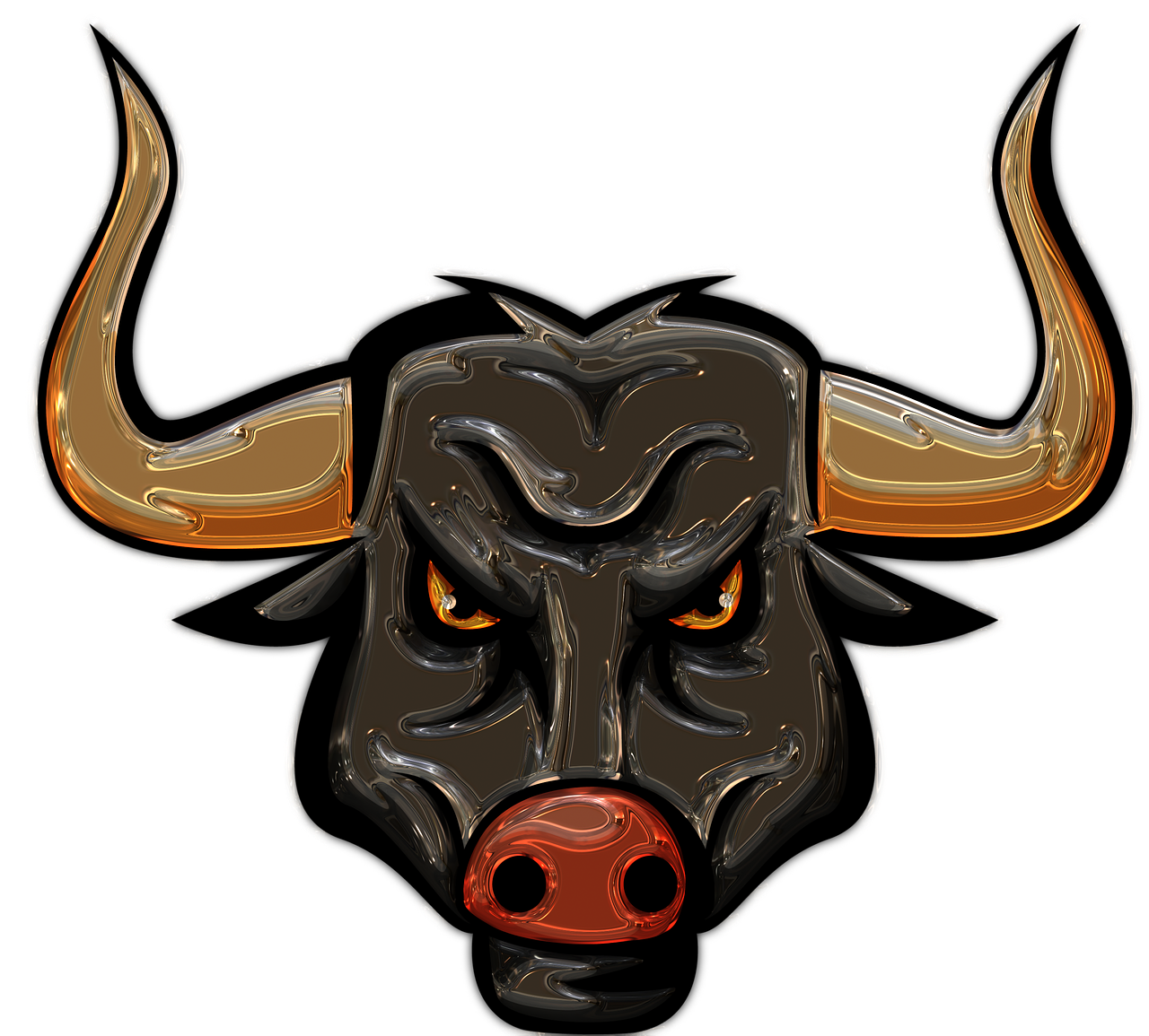 bull longhorn metallizer free photo