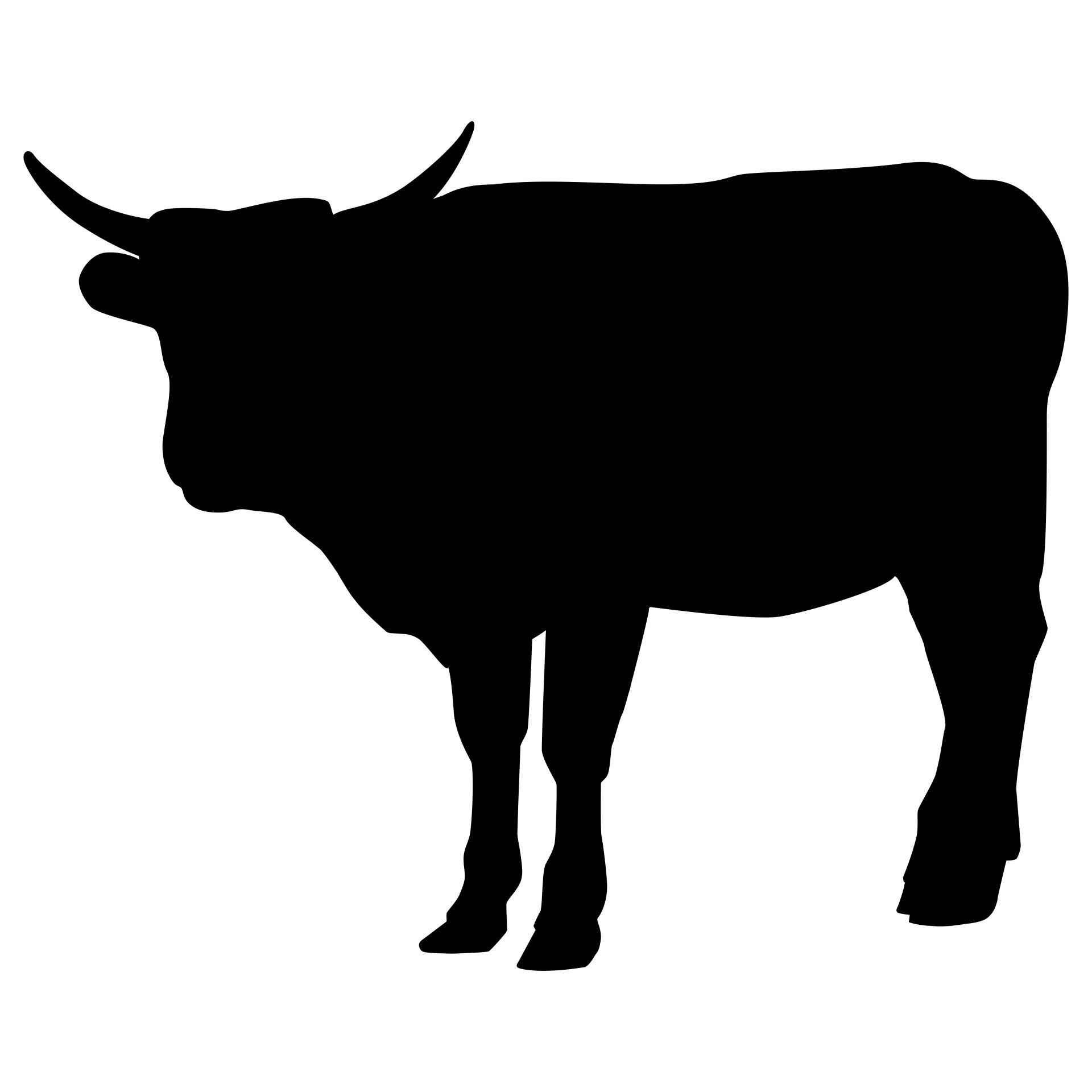 bull silhouette spain free photo