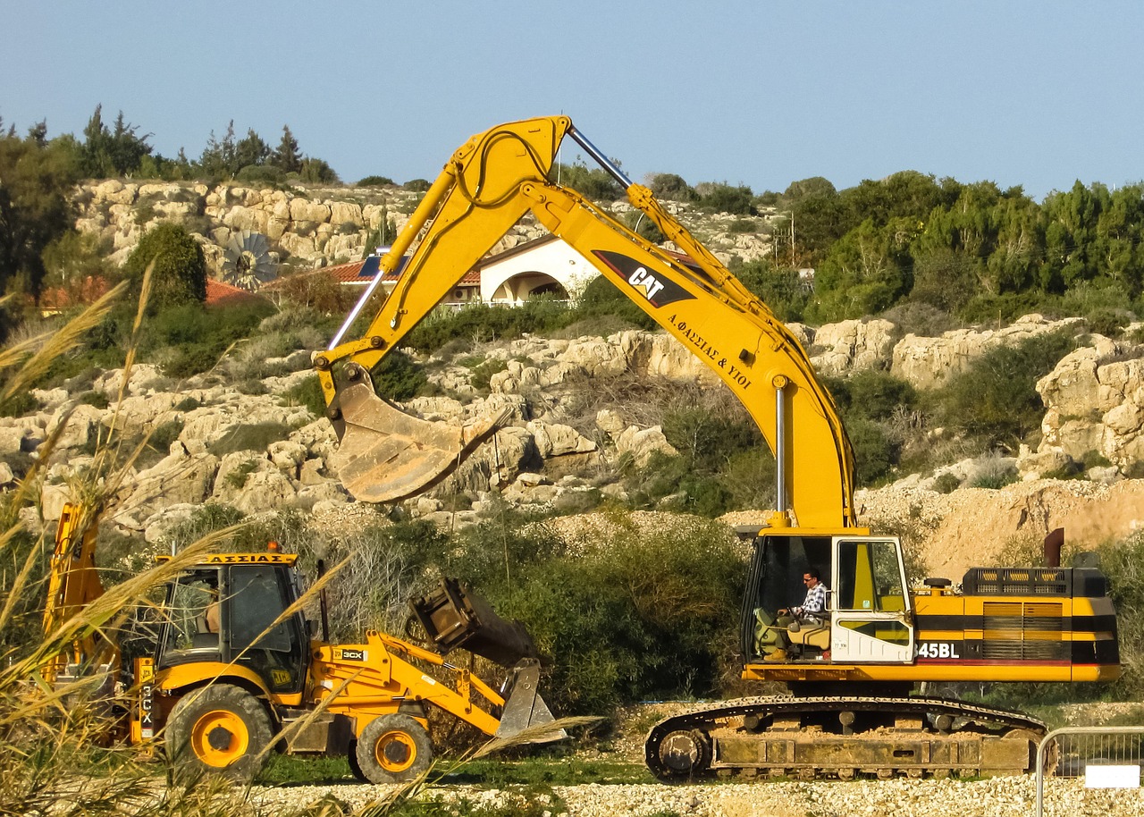 bulldozer heavy machines working free photo