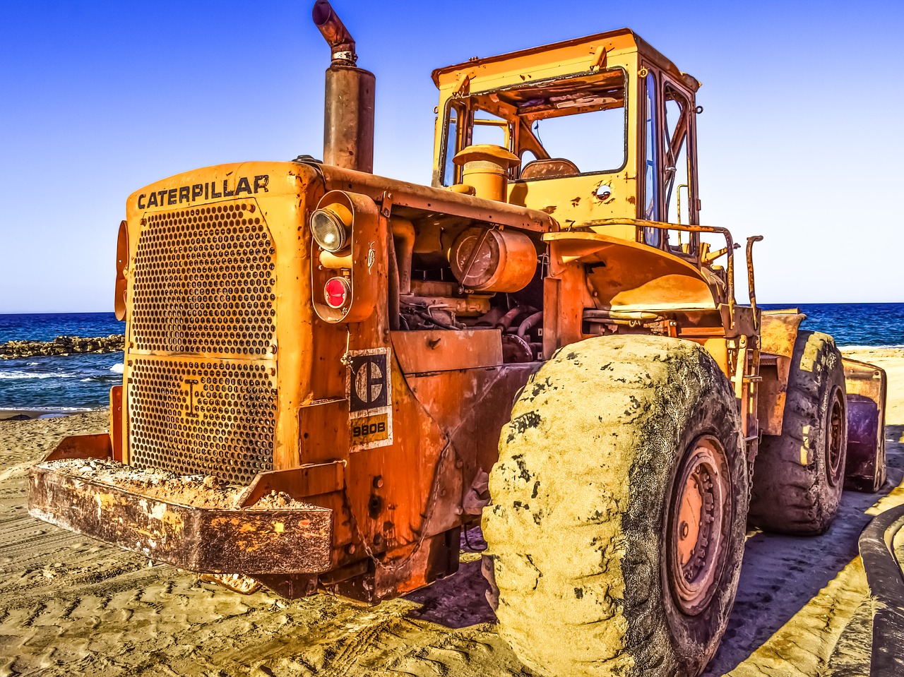 bulldozer heavy machine equipment free photo