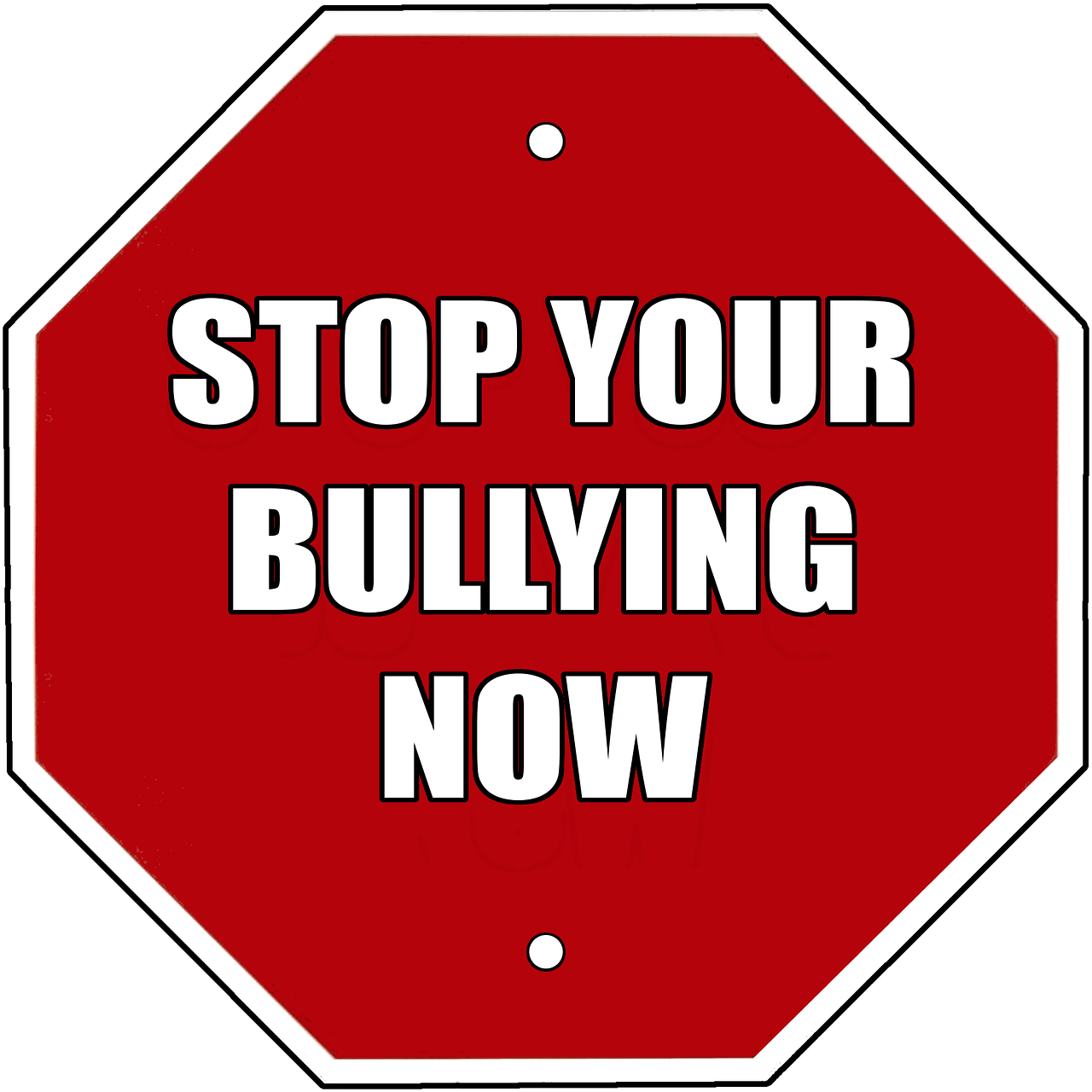 bullying  stop  stop sign free photo