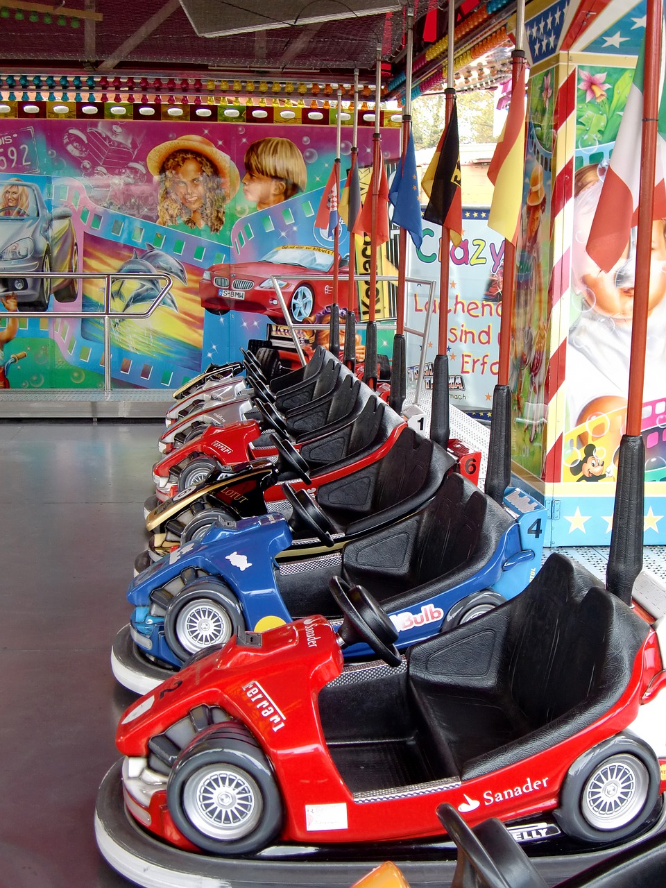 bumper cars year market folk festival free photo