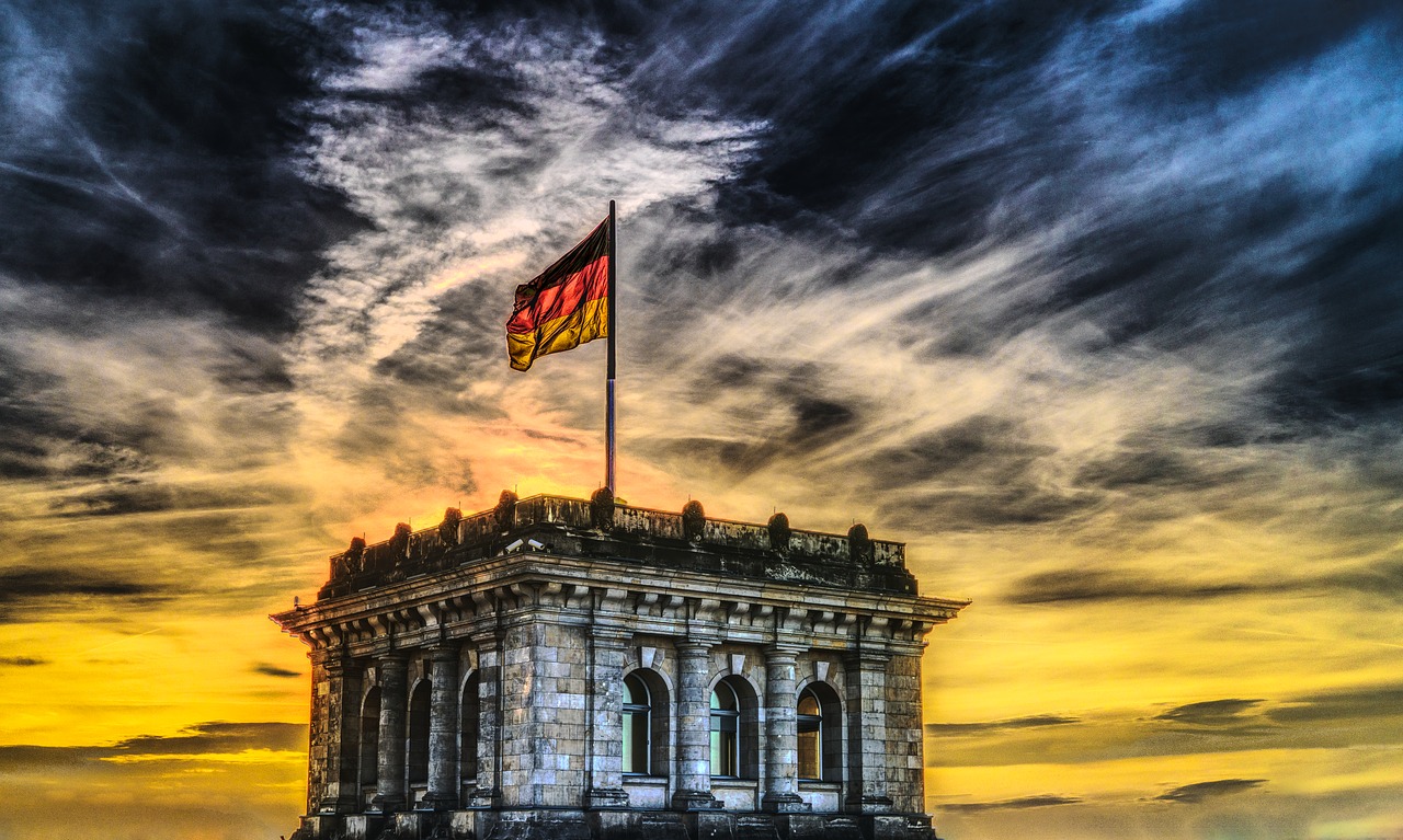 bundestag german flag reichstag free photo