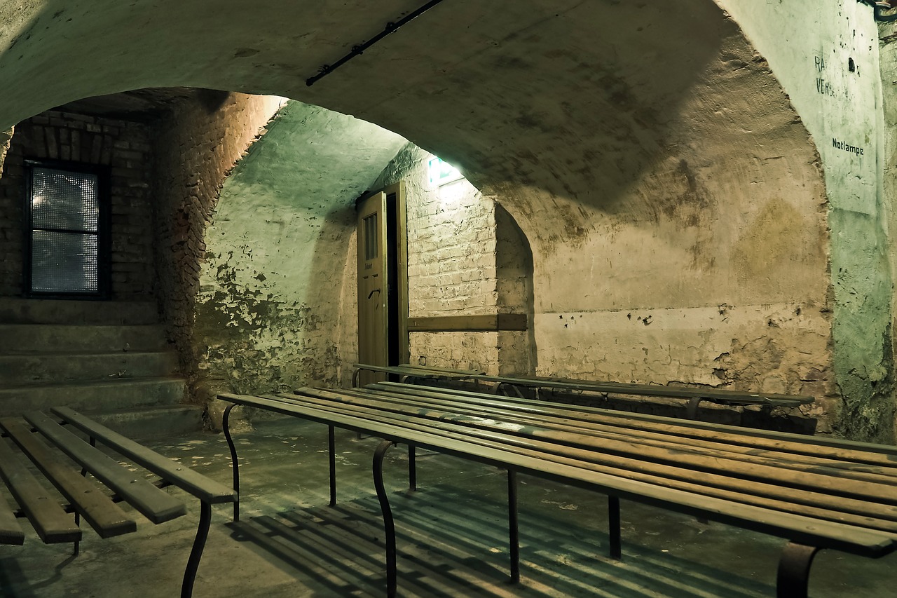 bunker air-raid shelter world war free photo