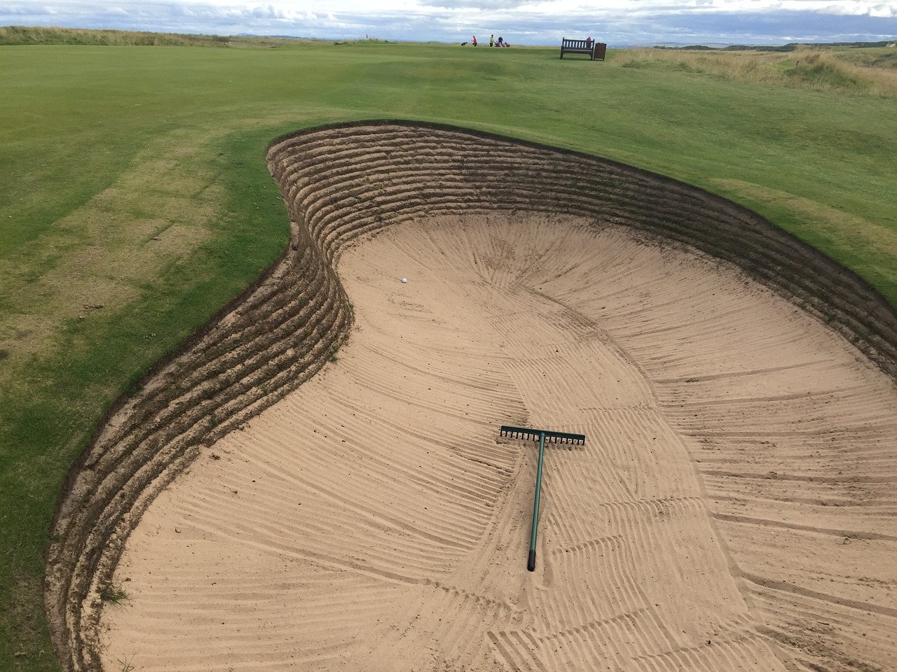 bunker golf sport free photo